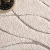 SAFAVIEH Area Rug 8×10 – Florida Shag Collection – Large – Grey & Grey, Non-Shedding & Easy Cleaning, Plush Thick Pile, Ideal for Living Room, Bedroom, Dining Space (SG471080)(Cream/Beige)