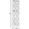 SAFAVIEH Area Rug 8×10 – Fontana Shag Collection – Large – Grey & Ivory, Modern Design, Non-Shedding & Easy Cleaning, Ultra Plush Thick Pile, Ideal for Living Room, Bedroom, Dining Space (FNT886F)(Green/Ivory)