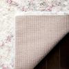 SAFAVIEH Area Rug 8×10 – Fontana Shag Collection – Large – Grey & Ivory, Modern Design, Non-Shedding & Easy Cleaning, Ultra Plush Thick Pile, Ideal for Living Room, Bedroom, Dining Space (FNT886F)(Pink/Ivory)