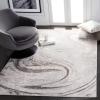 SAFAVIEH Area Rug 8×10 – Orchard Collection – Large – Grey & Gold, Modern Abstract Design, Non-Shedding & Easy Cleaning, Ideal for Living Room, Bedroom, Office, Dining Space (ORC617H)(Grey/Light Grey)