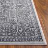 SAFAVIEH Area Rug 8×10 – Reflection Collection – Large – Light Grey & Cream, Non-Shedding & Easy Cleaning, Ideal for Living Room, Bedroom, Dining Space (RFT670C)(Dark Grey/Cream)