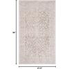 SAFAVIEH Area Rug 8×10 – Reflection Collection – Large – Light Grey & Cream, Non-Shedding & Easy Cleaning, Ideal for Living Room, Bedroom, Dining Space (RFT670C)(Beige/Cream)