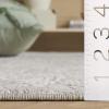 SAFAVIEH Area Rug 8×10 – Reflection Collection – Large – Light Grey & Cream, Non-Shedding & Easy Cleaning, Ideal for Living Room, Bedroom, Dining Space (RFT670C)(Creme/Ivory)