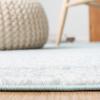 SAFAVIEH Area Rug 9×12 – Adirondack Collection – Large – Navy & Grey, Modern Ombre Design, Non Shedding & Easy to Clean, Ideal for Living Room, Bedroom, Office, Dining Space (ADR113E)(Aqua/Ivory)