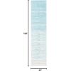 SAFAVIEH Area Rug 9×12 – Adirondack Collection – Large – Navy & Grey, Modern Ombre Design, Non Shedding & Easy to Clean, Ideal for Living Room, Bedroom, Office, Dining Space (ADR113E)(Aqua/Ivory)