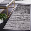SAFAVIEH Area Rug 9×12 – Adirondack Collection – Large – Navy & Grey, Modern Ombre Design, Non Shedding & Easy to Clean, Ideal for Living Room, Bedroom, Office, Dining Space (ADR113E)(Silver/Black)
