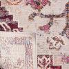 SAFAVIEH Crystal Collection Area Rug – 8′ x 10′, Teal & Rose, Medallion Distressed Design, Non-Shedding & Easy Care, Ideal for High Traffic Areas in Living Room, Bedroom (CRS501T)(Light Blue/Burgundy)