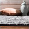 SAFAVIEH Evoke Collection 8′ x 10′ Charcoal / Ivory EVK270K Shabby Chic Distressed Non-Shedding Living Room Bedroom Dining Home Office Area Rug(Charcoal/Ivory)