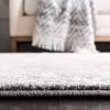 SAFAVIEH Evoke Collection 8′ x 10′ Charcoal / Ivory EVK270K Shabby Chic Distressed Non-Shedding Living Room Bedroom Dining Home Office Area Rug(Grey/Ivory)