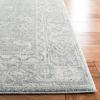 SAFAVIEH Evoke Collection 8′ x 10′ Charcoal / Ivory EVK270K Shabby Chic Distressed Non-Shedding Living Room Bedroom Dining Home Office Area Rug(Silver/Ivory)