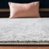 SAFAVIEH Evoke Collection 8′ x 10′ Charcoal / Ivory EVK270K Shabby Chic Distressed Non-Shedding Living Room Bedroom Dining Home Office Area Rug(Silver/Ivory)