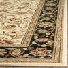 SAFAVIEH Lyndhurst Collection Area Rug – 8′ x 11′, Black & Red, Traditional Oriental Design, Non-Shedding & Easy Care, Ideal for High Traffic Areas in Living Room, Bedroom (LNH212G)(Ivory/Black)