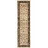 SAFAVIEH Lyndhurst Collection Area Rug – 8′ x 11′, Black & Red, Traditional Oriental Design, Non-Shedding & Easy Care, Ideal for High Traffic Areas in Living Room, Bedroom (LNH212G)(Ivory/Black)