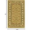 SAFAVIEH Lyndhurst Collection Area Rug – 8′ x 11′, Black & Red, Traditional Oriental Design, Non-Shedding & Easy Care, Ideal for High Traffic Areas in Living Room, Bedroom (LNH212G)(Beige/Ivory)