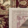 SAFAVIEH Lyndhurst Collection Area Rug – 8′ x 11′, Black & Red, Traditional Oriental Design, Non-Shedding & Easy Care, Ideal for High Traffic Areas in Living Room, Bedroom (LNH212G)(Ivory/Red)