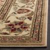 SAFAVIEH Lyndhurst Collection Area Rug – 8′ x 11′, Black & Red, Traditional Oriental Design, Non-Shedding & Easy Care, Ideal for High Traffic Areas in Living Room, Bedroom (LNH212G)(Beige/Ivory)