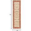 SAFAVIEH Lyndhurst Collection Area Rug – 8′ x 11′, Black & Red, Traditional Oriental Design, Non-Shedding & Easy Care, Ideal for High Traffic Areas in Living Room, Bedroom (LNH212G)(Ivory/Rust)