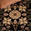 SAFAVIEH Lyndhurst Collection Area Rug – 8′ x 11′, Black & Red, Traditional Oriental Design, Non-Shedding & Easy Care, Ideal for High Traffic Areas in Living Room, Bedroom (LNH212G)(Black/Ivory)