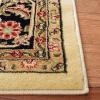 SAFAVIEH Lyndhurst Collection Area Rug – 8′ x 11′, Ivory & Red, Traditional Oriental Design, Non-Shedding & Easy Care, Ideal for High Traffic Areas in Living Room, Bedroom (LNH330A)(Beige/Black)