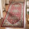 SAFAVIEH Lyndhurst Collection Area Rug – 8′ x 11′, Ivory & Red, Traditional Oriental Design, Non-Shedding & Easy Care, Ideal for High Traffic Areas in Living Room, Bedroom (LNH330A)(Red / Black)