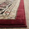 SAFAVIEH Lyndhurst Collection Area Rug – 8′ x 11′, Ivory & Red, Traditional Oriental Design, Non-Shedding & Easy Care, Ideal for High Traffic Areas in Living Room, Bedroom (LNH330A)(Red / Black)