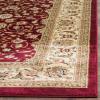 SAFAVIEH Lyndhurst Collection Area Rug – 8′ x 11′, Red & Ivory, Traditional Oriental Design, Non-Shedding & Easy Care, Ideal for High Traffic Areas in Living Room, Bedroom (LNH312A)(Red/Ivory)