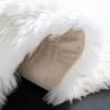 SAFAVIEH Sheep Skin Collection Accent Rug – 4′ x 6′, Natural & White, Handmade Rustic Glam Genuine Pelt, 3.4-inch Thick Ideal for High Traffic Areas in Entryway, Living Room, Bedroom (SHS211A)(Natural/White)
