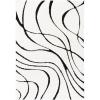 SAFAVIEH Area Rug 8×10 – Florida Shag Collection – Large – Grey & Grey, Non-Shedding & Easy Cleaning, Plush Thick Pile, Ideal for Living Room, Bedroom, Dining Space (SG471080)(Ivory/Black)
