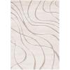SAFAVIEH Area Rug 8×10 – Florida Shag Collection – Large – Grey & Grey, Non-Shedding & Easy Cleaning, Plush Thick Pile, Ideal for Living Room, Bedroom, Dining Space (SG471080)(Cream/Beige)