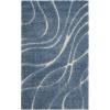 SAFAVIEH Area Rug 8×10 – Florida Shag Collection – Large – Grey & Grey, Non-Shedding & Easy Cleaning, Plush Thick Pile, Ideal for Living Room, Bedroom, Dining Space (SG471080)(Light Blue/Cream)
