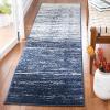 SAFAVIEH Area Rug 9×12 – Adirondack Collection – Large – Navy & Grey, Modern Ombre Design, Non Shedding & Easy to Clean, Ideal for Living Room, Bedroom, Office, Dining Space (ADR113E)(Navy/Ivory)