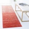 SAFAVIEH Area Rug 9×12 – Adirondack Collection – Large – Navy & Grey, Modern Ombre Design, Non Shedding & Easy to Clean, Ideal for Living Room, Bedroom, Office, Dining Space (ADR113E)(Orange/Grey)