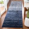 SAFAVIEH Area Rug 9×12 – Adirondack Collection – Large – Navy & Grey, Modern Ombre Design, Non Shedding & Easy to Clean, Ideal for Living Room, Bedroom, Office, Dining Space (ADR113E)(Navy/Grey)