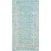 SAFAVIEH Evoke Collection 8′ x 10′ Charcoal / Ivory EVK270K Shabby Chic Distressed Non-Shedding Living Room Bedroom Dining Home Office Area Rug(Light Blue / Ivory)