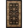 SAFAVIEH Lyndhurst Collection Area Rug – 8′ x 11′, Black & Red, Traditional Oriental Design, Non-Shedding & Easy Care, Ideal for High Traffic Areas in Living Room, Bedroom (LNH212G)(Black/Ivory)