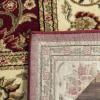 SAFAVIEH Lyndhurst Collection Area Rug – 8′ x 11′, Black & Red, Traditional Oriental Design, Non-Shedding & Easy Care, Ideal for High Traffic Areas in Living Room, Bedroom (LNH212G)(Red/Ivory)