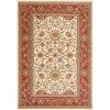 SAFAVIEH Lyndhurst Collection Area Rug – 8′ x 11′, Black & Red, Traditional Oriental Design, Non-Shedding & Easy Care, Ideal for High Traffic Areas in Living Room, Bedroom (LNH212G)(Ivory/Rust)