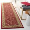 SAFAVIEH Lyndhurst Collection Area Rug – 8′ x 11′, Red & Ivory, Traditional Oriental Design, Non-Shedding & Easy Care, Ideal for High Traffic Areas in Living Room, Bedroom (LNH312A)(Red/Ivory)