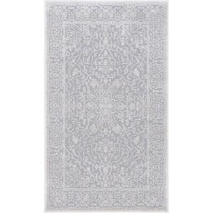 SAFAVIEH Area Rug 8×10 – Reflection Collection – Large – Light Grey & Cream, Non-Shedding & Easy Cleaning, Ideal for Living Room, Bedroom, Dining Space (RFT670C)(Light Grey/Cream)