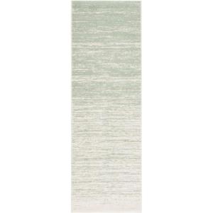 SAFAVIEH Area Rug 9×12 – Adirondack Collection – Large – Navy & Grey, Modern Ombre Design, Non Shedding & Easy to Clean, Ideal for Living Room, Bedroom, Office, Dining Space (ADR113E)(Sage/Ivory)