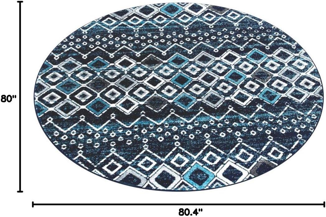 image:imageSAFAVIEH Amsterdam Collection Area Rug 8 x 10 Ivory amp Multi Moroccan Boho Design NonShedding amp Easy Care Ideal for High Traffic Areas in Living Room Bedroom AMS108KNavyBeige
