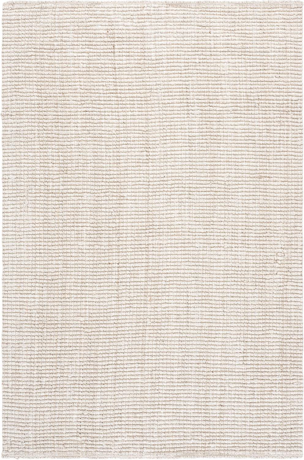 image:imageSAFAVIEH Area Rug 5x8 Natural Fiber Collection Natural Brown Handmade Jute amp Coir Farmhouse Style Chunky Textured Thick Pile NF747ABleachIvory