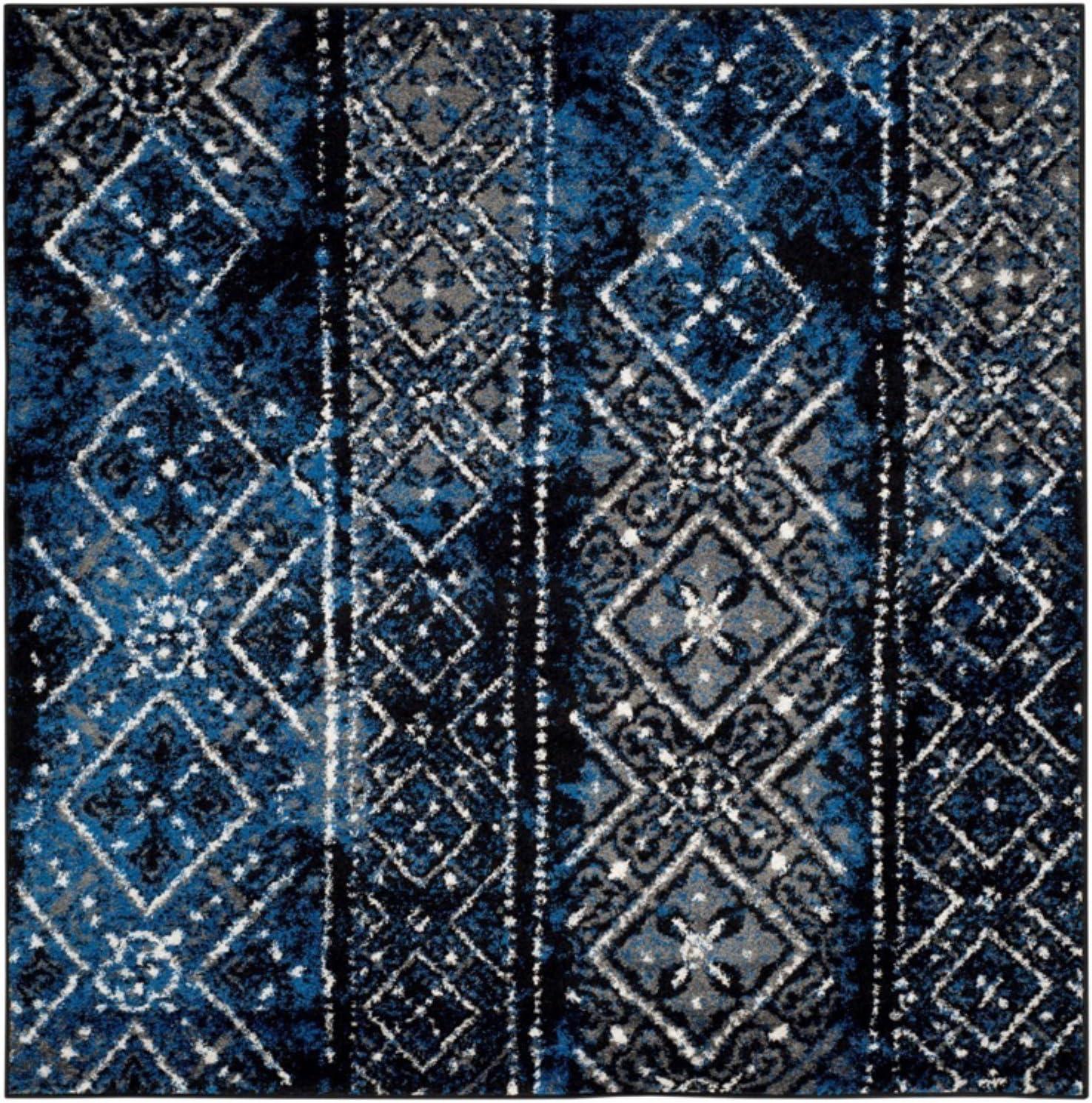image:imageSAFAVIEH Area Rug 8x10 Adirondack Collection Large Black amp Silver Moroccan Boho Design NonShedding amp Easy Cleaning Ideal for Living Room Bedroom Office Dining Space ADR111CSilverMulti