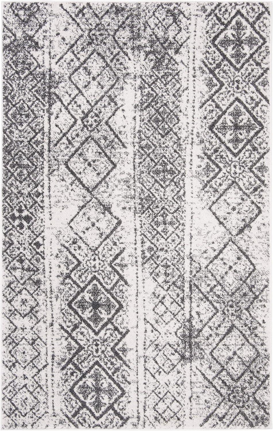 image:imageSAFAVIEH Area Rug 8x10 Adirondack Collection Large Black amp Silver Moroccan Boho Design NonShedding amp Easy Cleaning Ideal for Living Room Bedroom Office Dining Space ADR111CSilverBlack