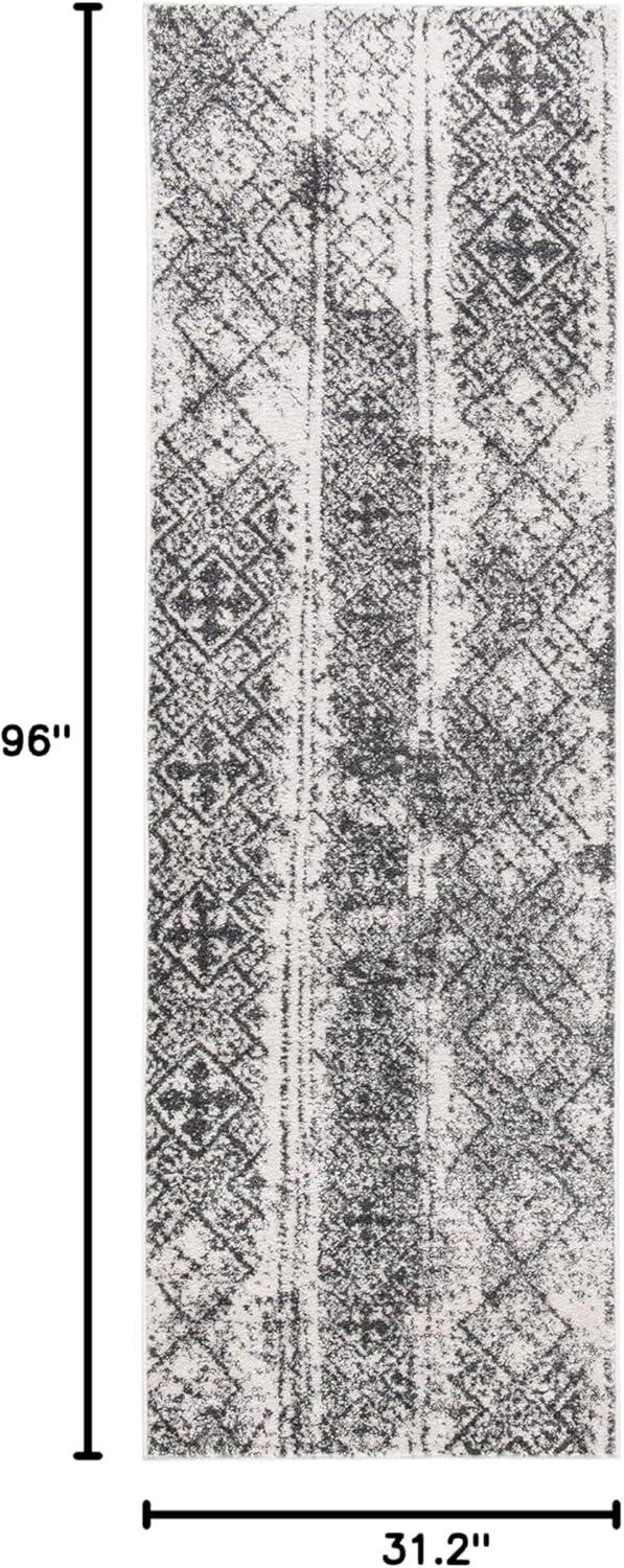 image:imageSAFAVIEH Area Rug 8x10 Adirondack Collection Large Black amp Silver Moroccan Boho Design NonShedding amp Easy Cleaning Ideal for Living Room Bedroom Office Dining Space ADR111CSilverBlack