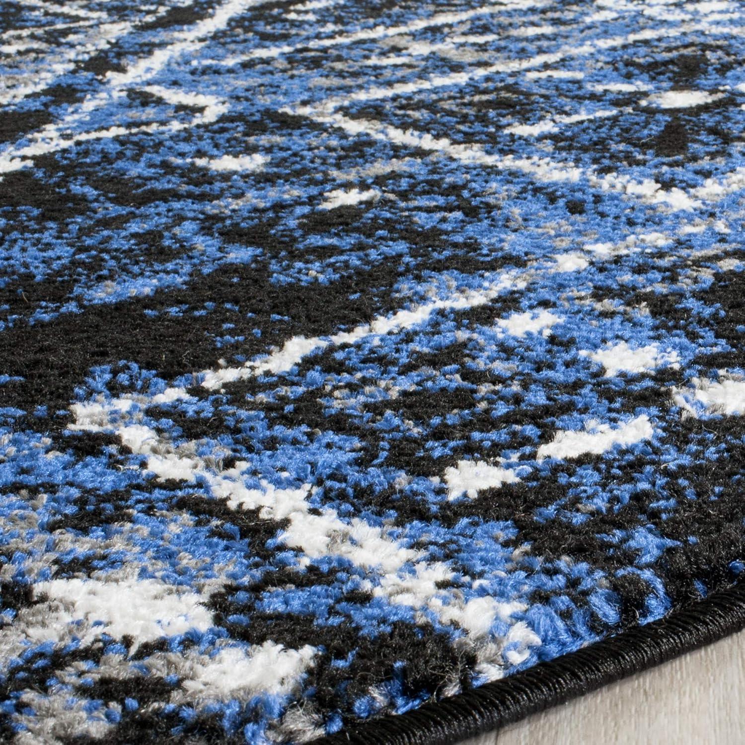 image:imageSAFAVIEH Area Rug 8x10 Adirondack Collection Large Black amp Silver Moroccan Boho Design NonShedding amp Easy Cleaning Ideal for Living Room Bedroom Office Dining Space ADR111CBlackSilver