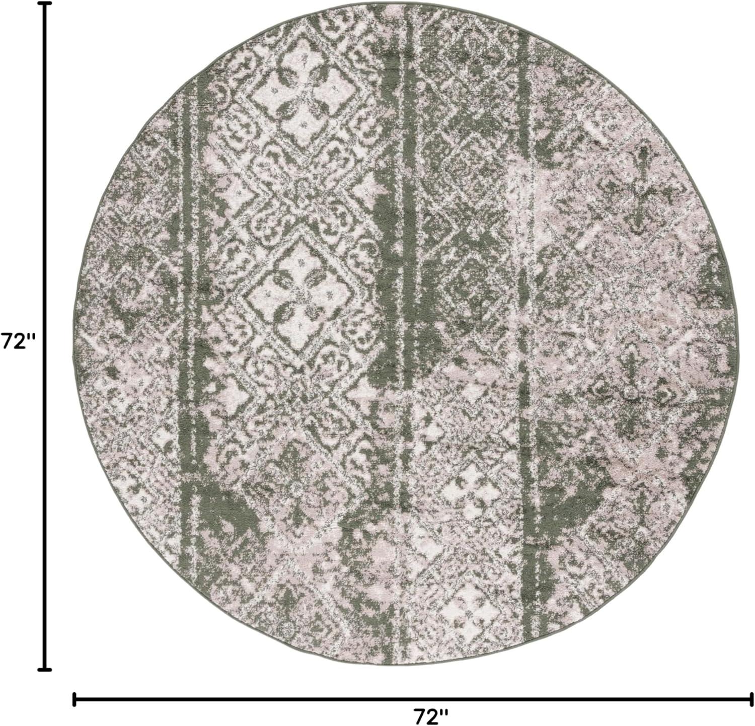 image:imageSAFAVIEH Area Rug 8x10 Adirondack Collection Large Black amp Silver Moroccan Boho Design NonShedding amp Easy Cleaning Ideal for Living Room Bedroom Office Dining Space ADR111CDark GreenIvory