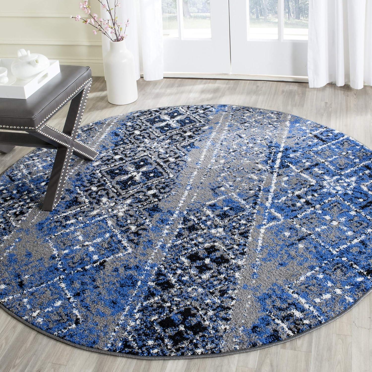 image:imageSAFAVIEH Area Rug 8x10 Adirondack Collection Large Black amp Silver Moroccan Boho Design NonShedding amp Easy Cleaning Ideal for Living Room Bedroom Office Dining Space ADR111CBlackSilver