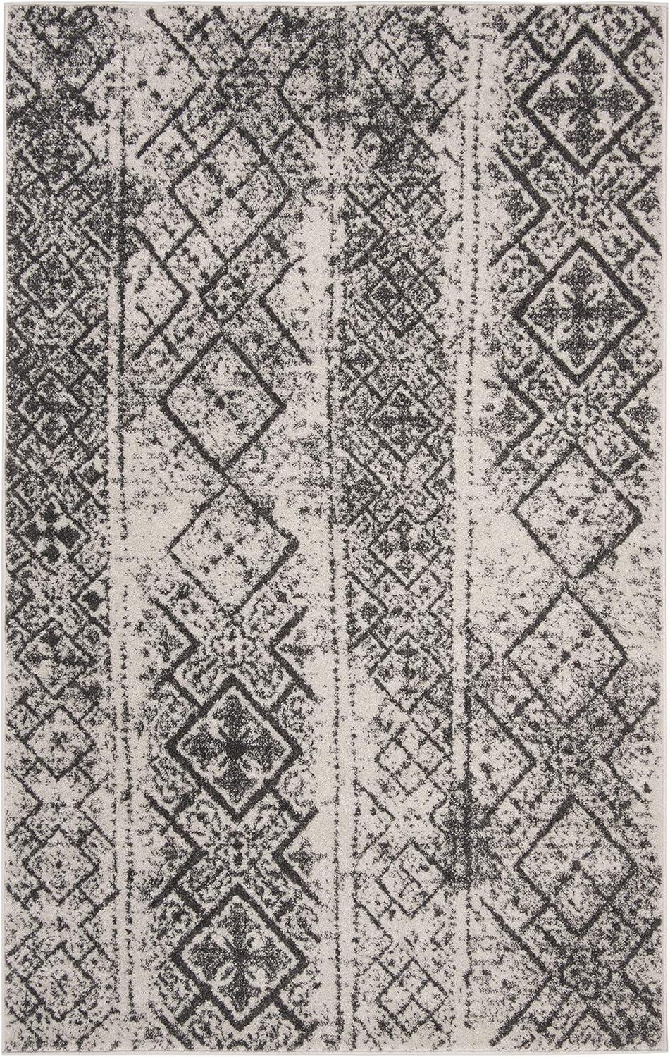 image:imageSAFAVIEH Area Rug 8x10 Adirondack Collection Large Black amp Silver Moroccan Boho Design NonShedding amp Easy Cleaning Ideal for Living Room Bedroom Office Dining Space ADR111CSilverBlack