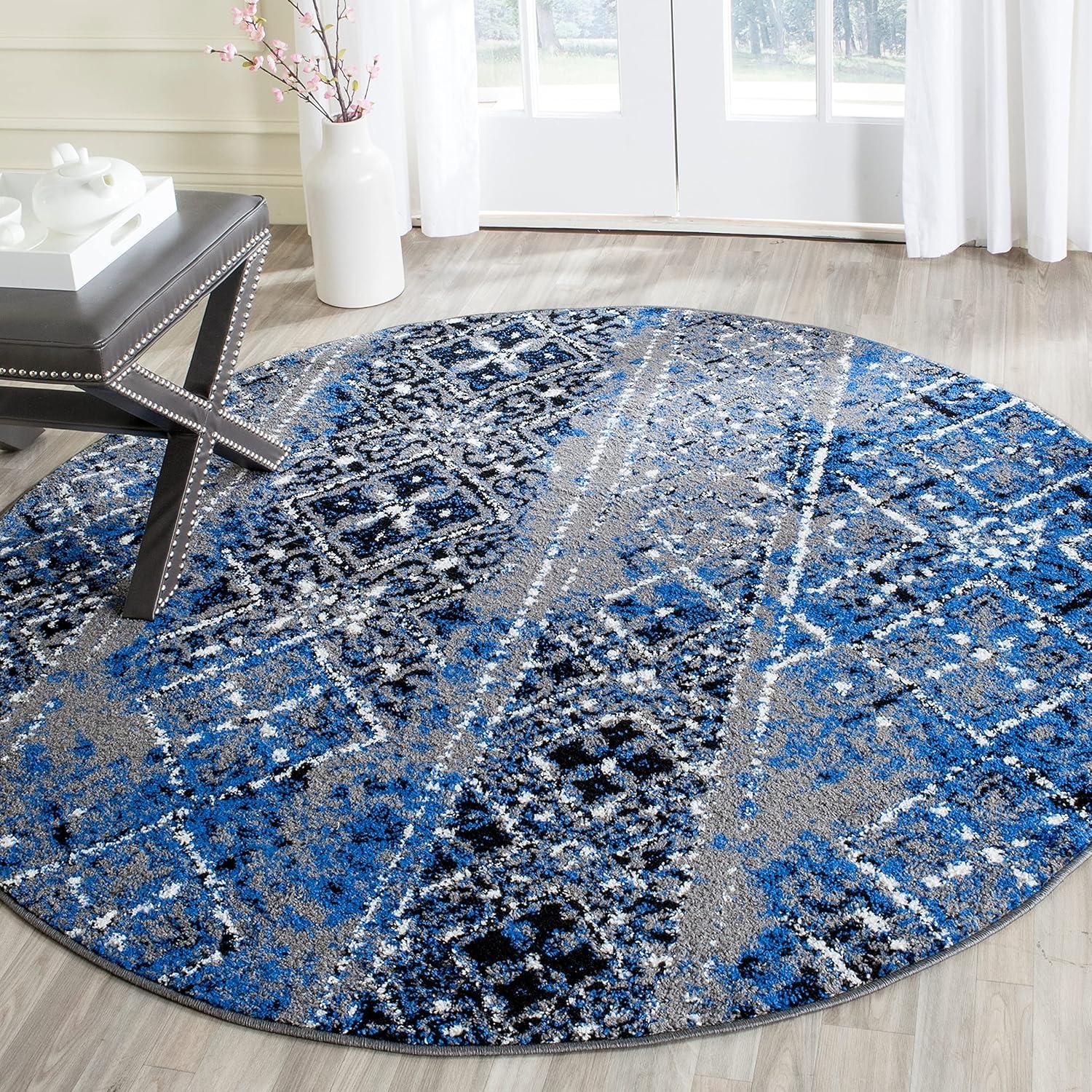 image:imageSAFAVIEH Area Rug 8x10 Adirondack Collection Large Black amp Silver Moroccan Boho Design NonShedding amp Easy Cleaning Ideal for Living Room Bedroom Office Dining Space ADR111CSilverMulti